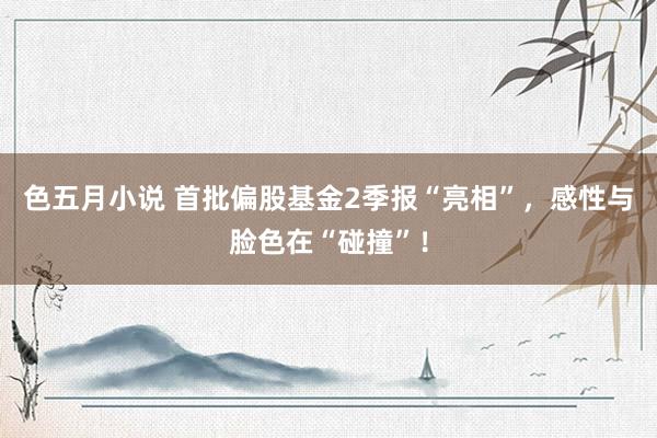 色五月小说 首批偏股基金2季报“亮相”，感性与脸色在“碰撞”！