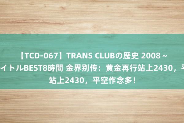 【TCD-067】TRANS CLUBの歴史 2008～2011 44タイトルBEST8時間 金界别传：黄金再行站上2430，平空作念多！