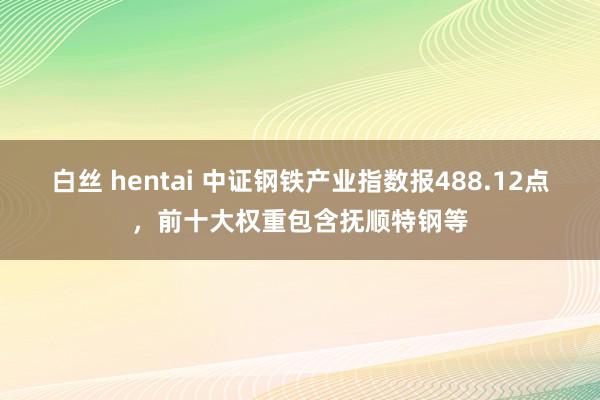 白丝 hentai 中证钢铁产业指数报488.12点，前十大权重包含抚顺特钢等